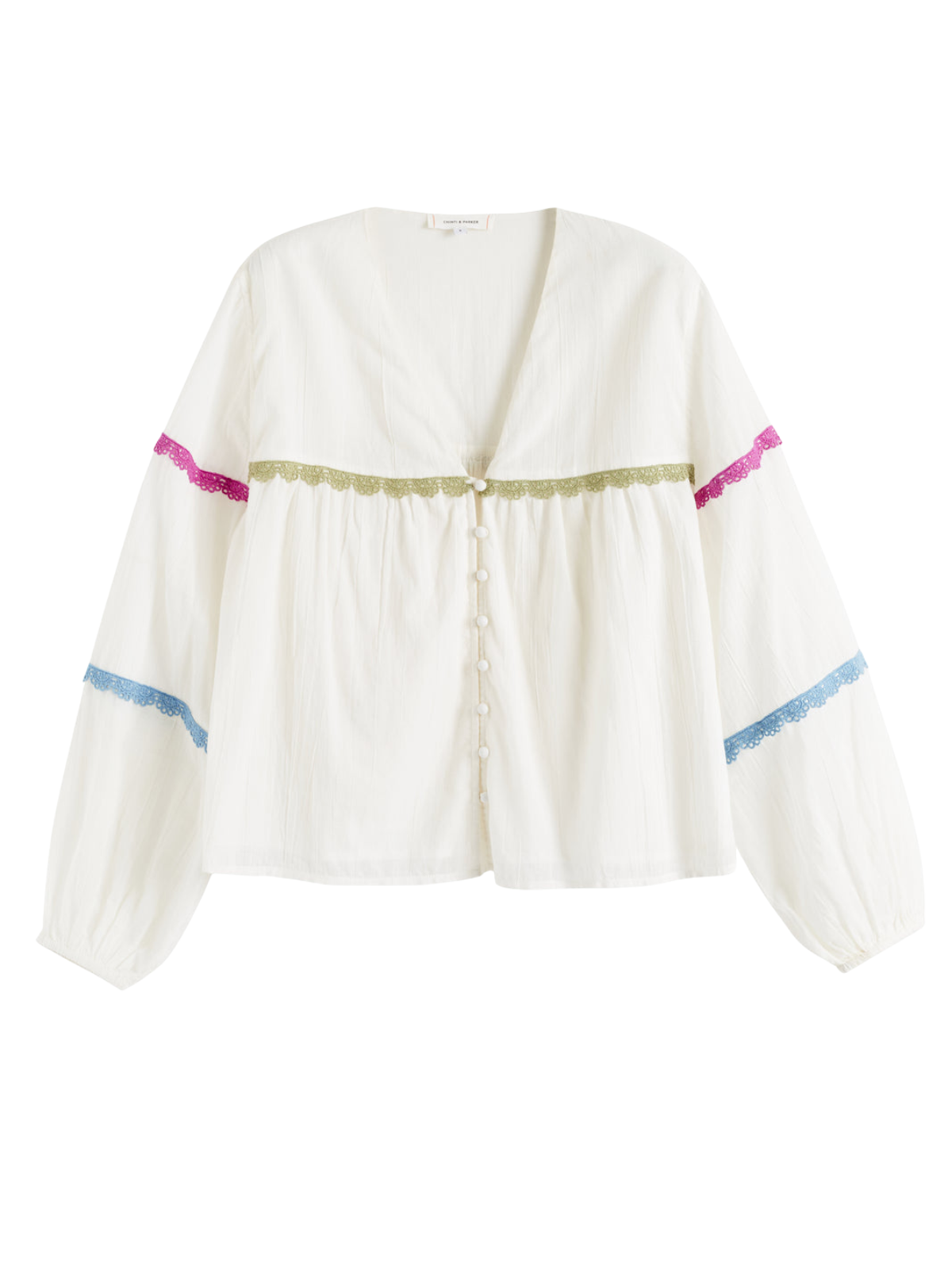 Rainbow Scallop Blouse_Chinti & Parker_TSS2609