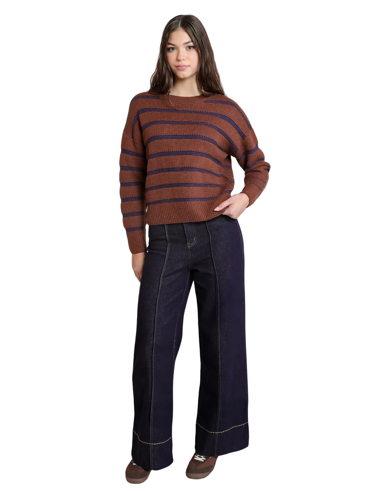 Stripe Crewneck Sweater_Dex_2827027-60867