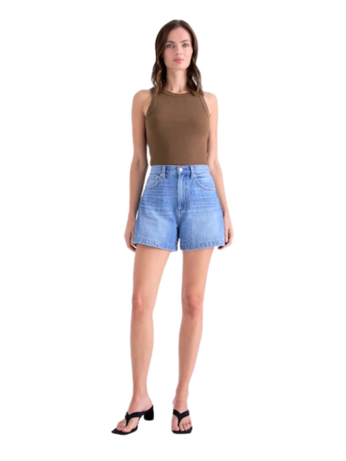 Saige High Rise A-Line Shorts_Pistola_P00024063-KE-Slawy