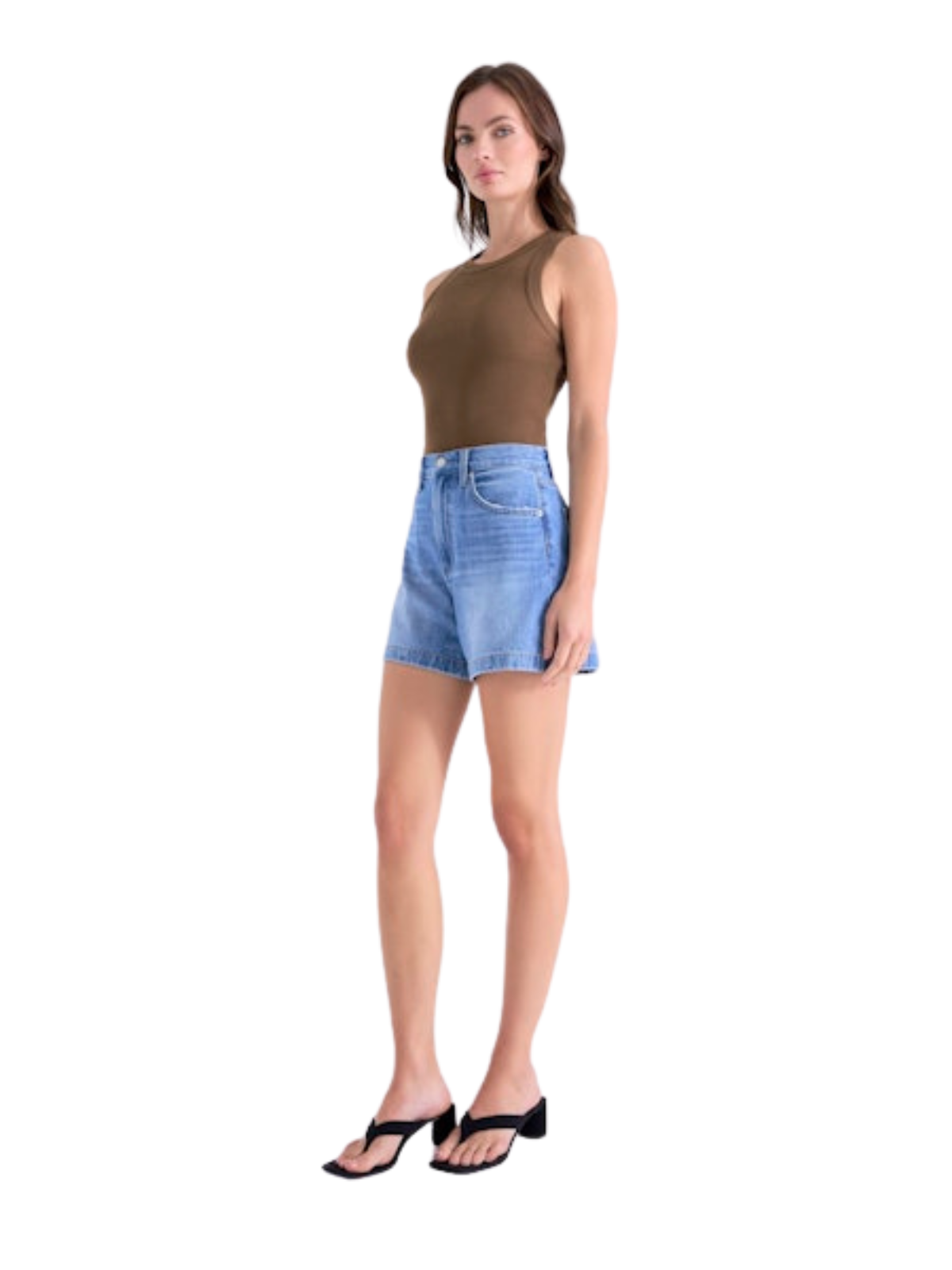 Saige High Rise A-Line Shorts_Pistola_P00024063-KE-Slawy