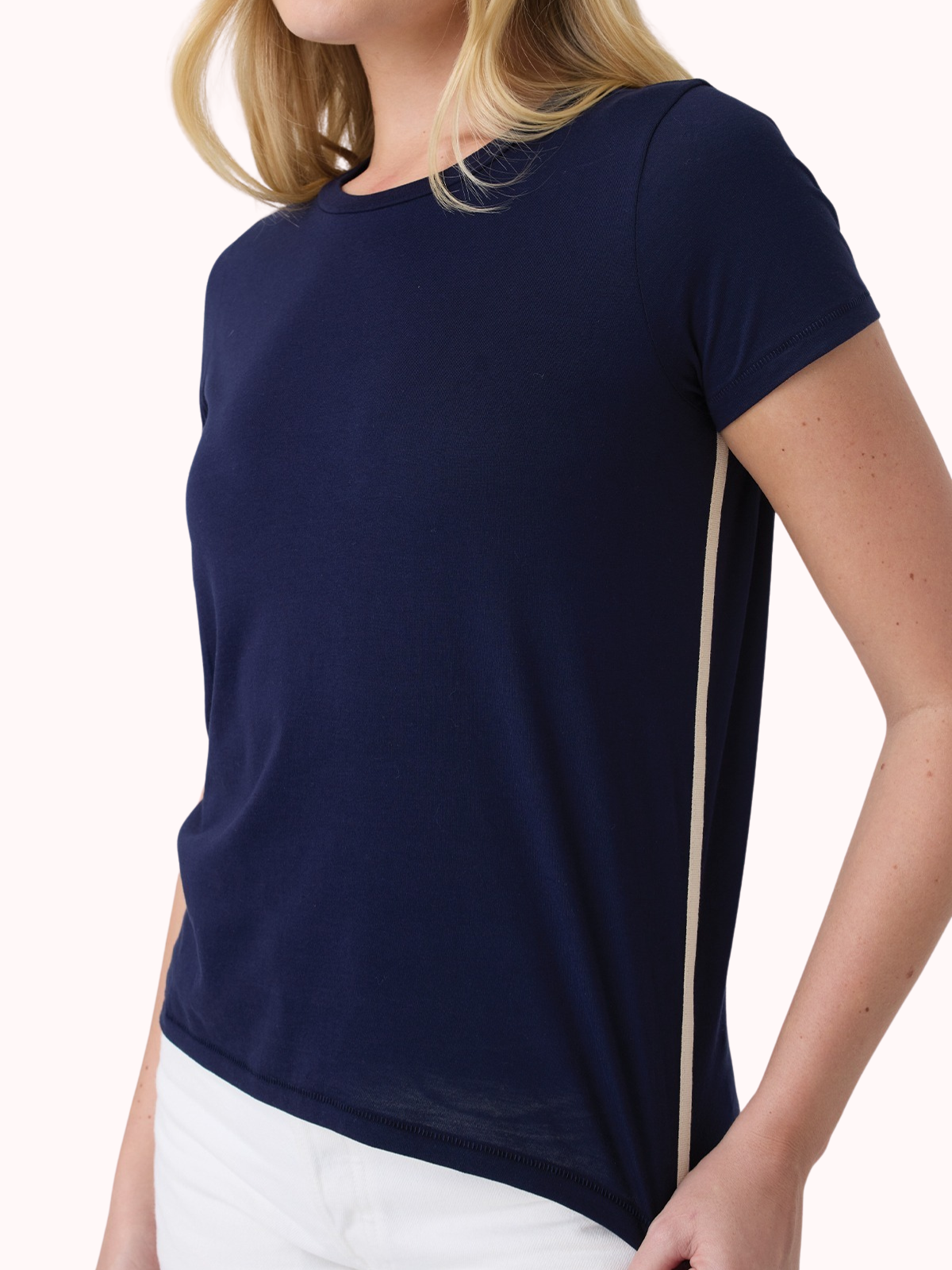 Short Sleeve Boy Tee_Goldie Lewinter_21101CSNAV