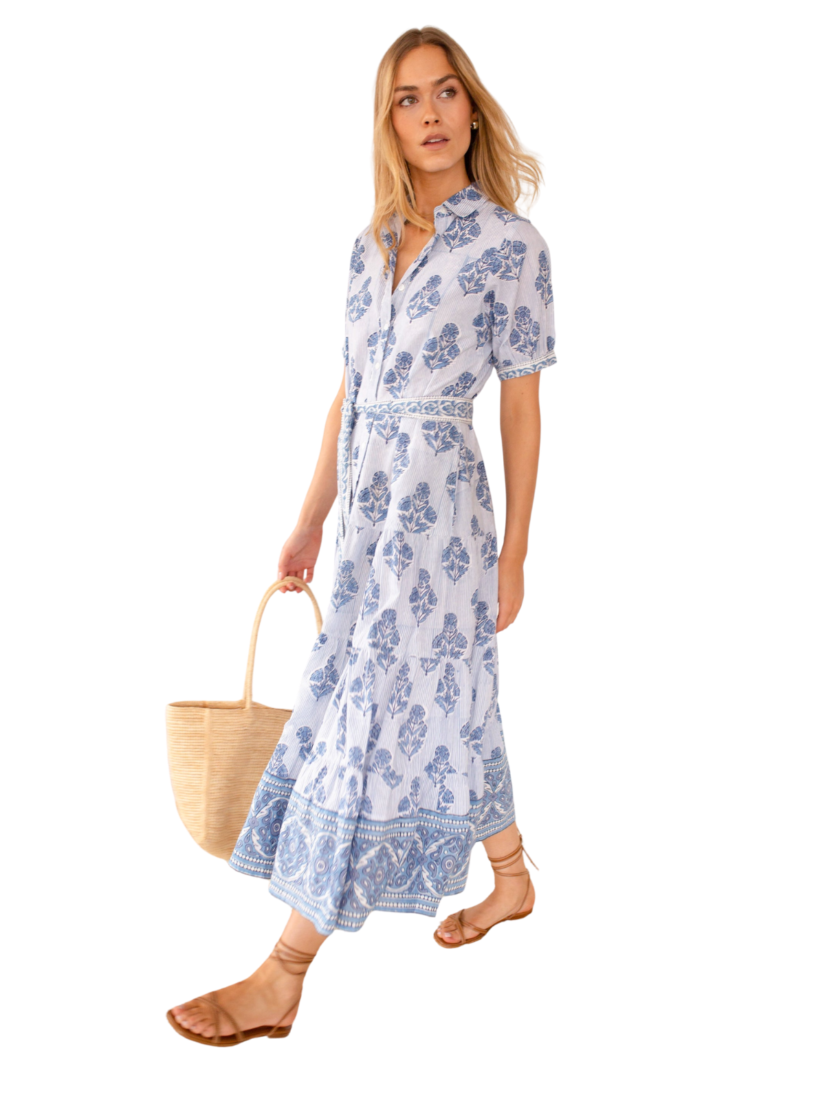 Short Sleeve Shirt Dress_Marea by Liz Joy_7641812762710