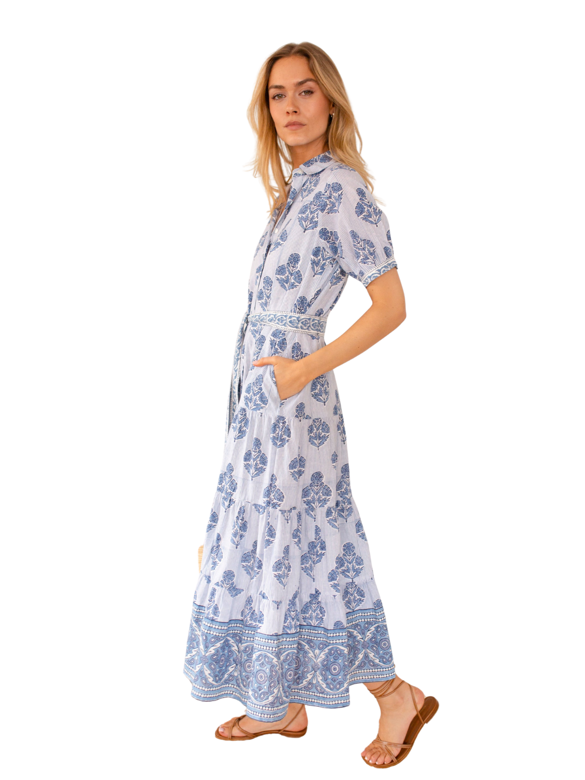 Short Sleeve Shirt Dress_Marea by Liz Joy_7641812762710