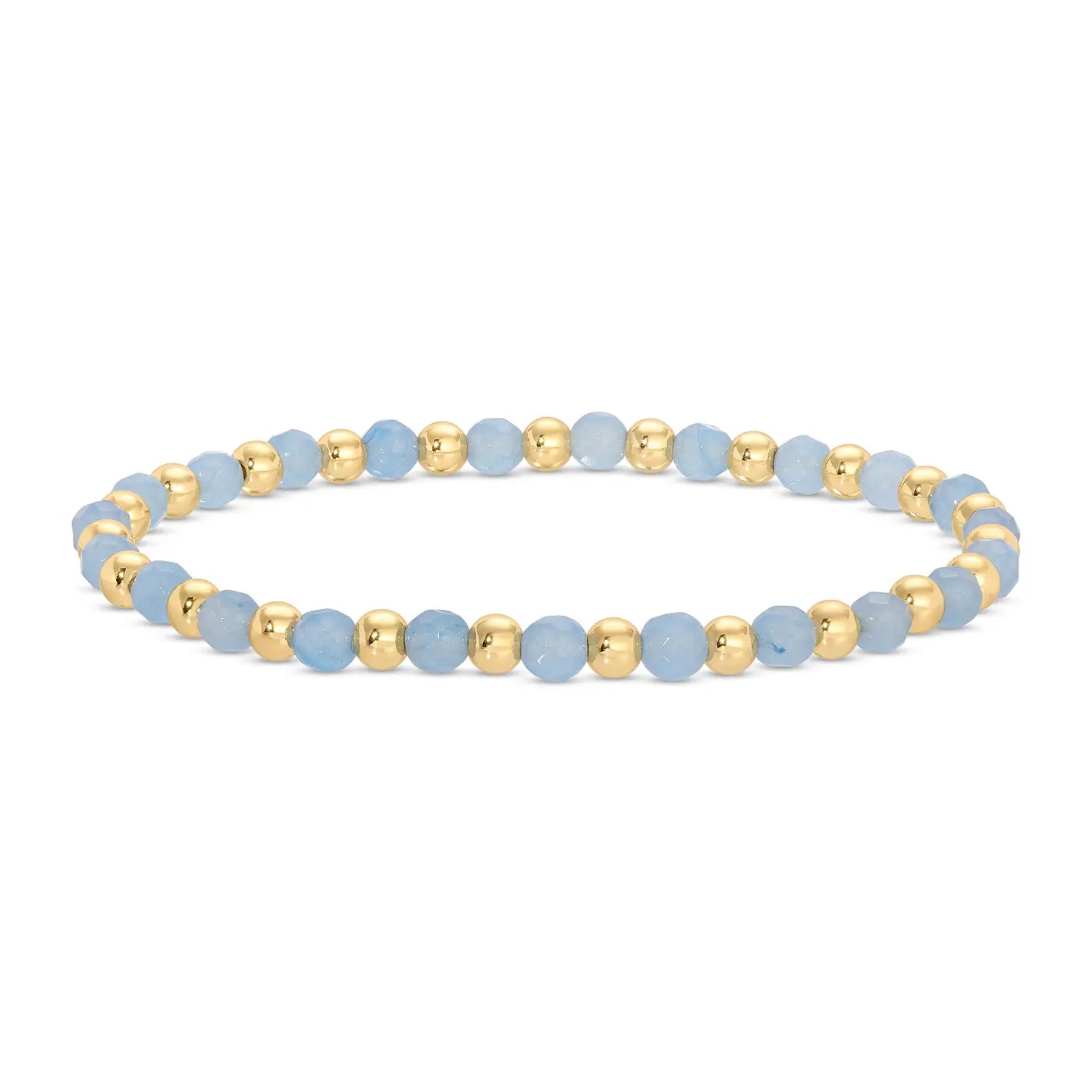 Stretch Stone & Bead Bracelet