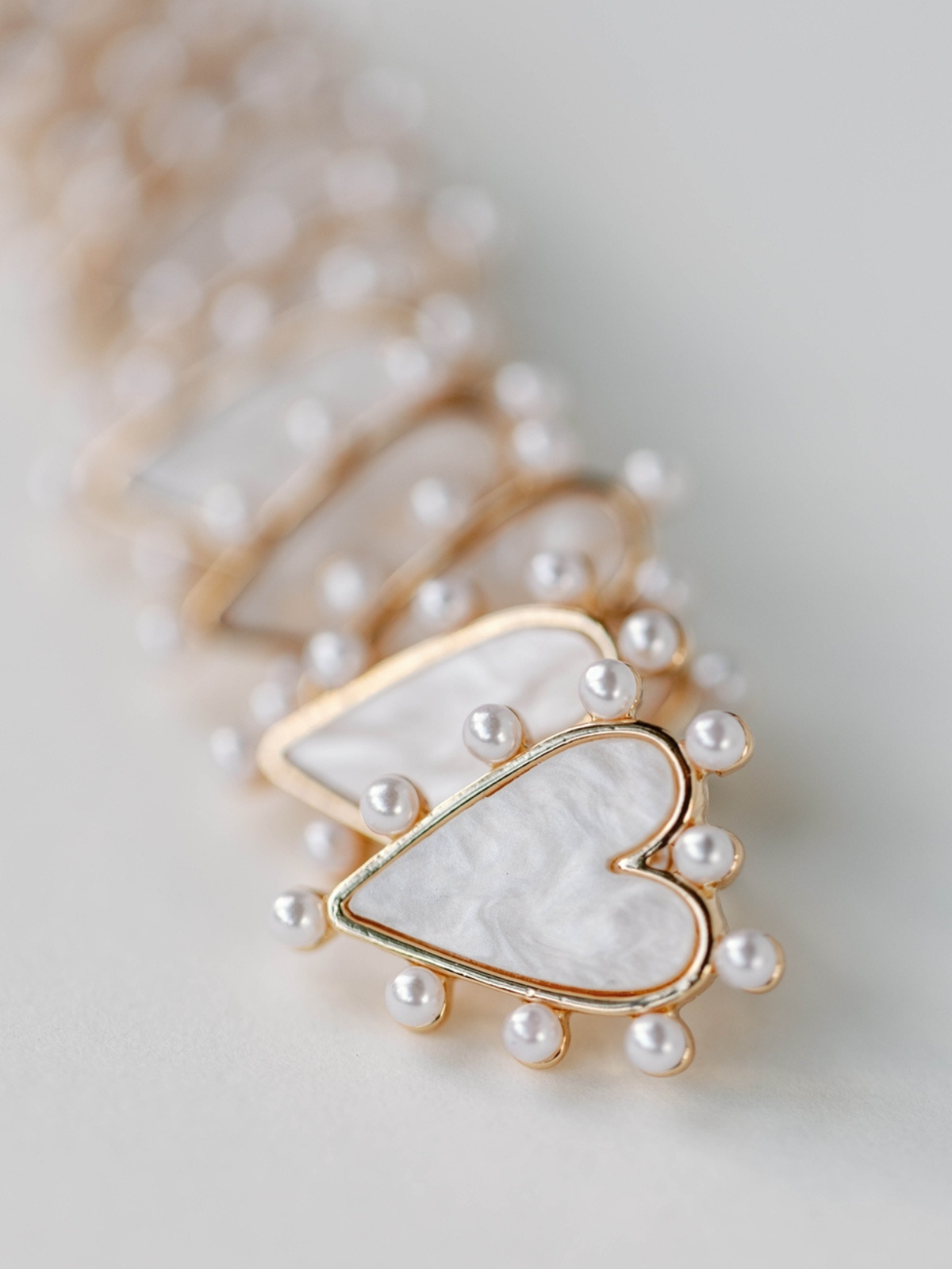 Studded Pink Tortoise Heart Earrings_St Armands Designs of Sarasota_SAD270
