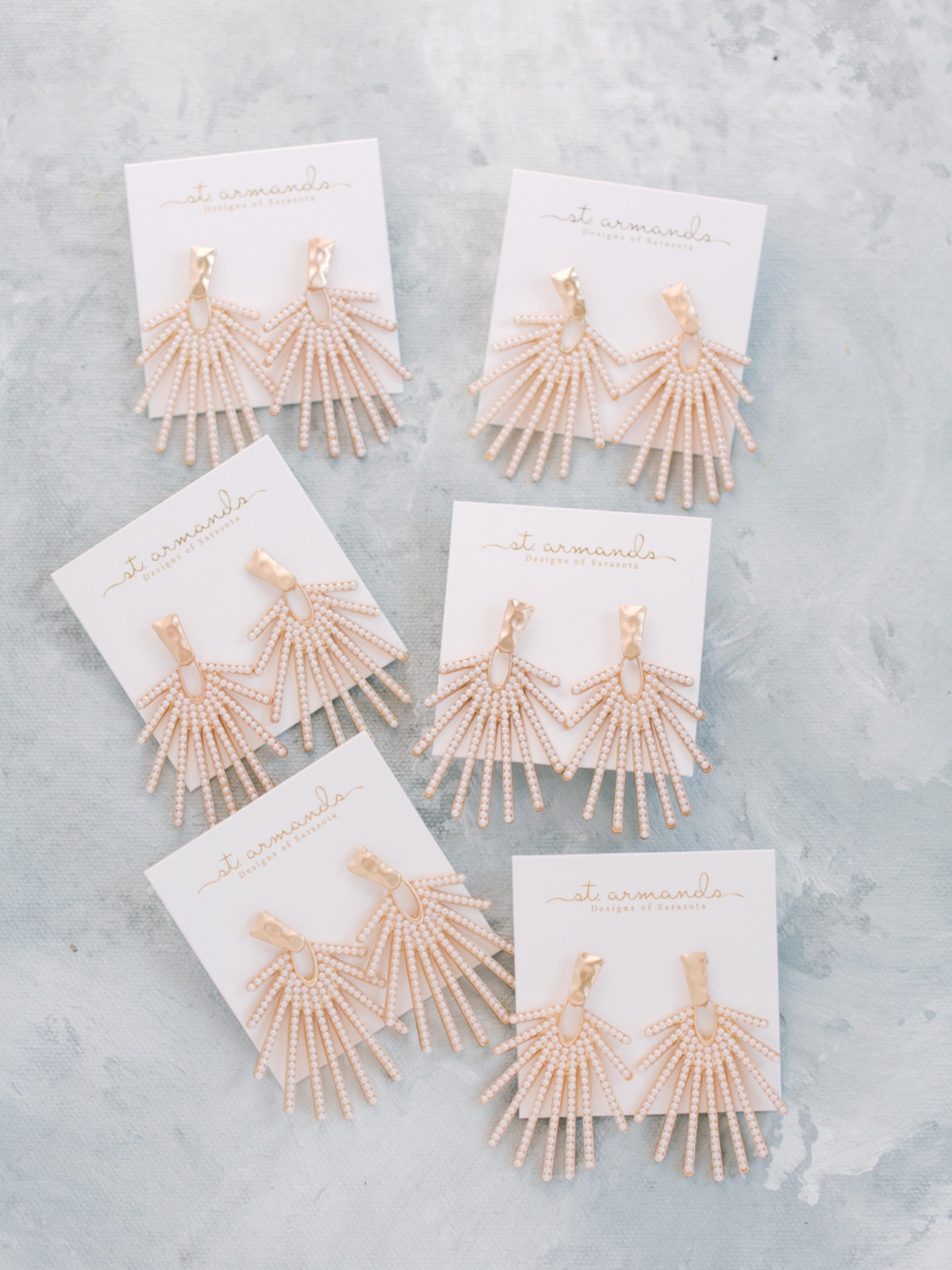 Sunburst  Drop Earrings_St Armands Designs of Sarasota_SAD006