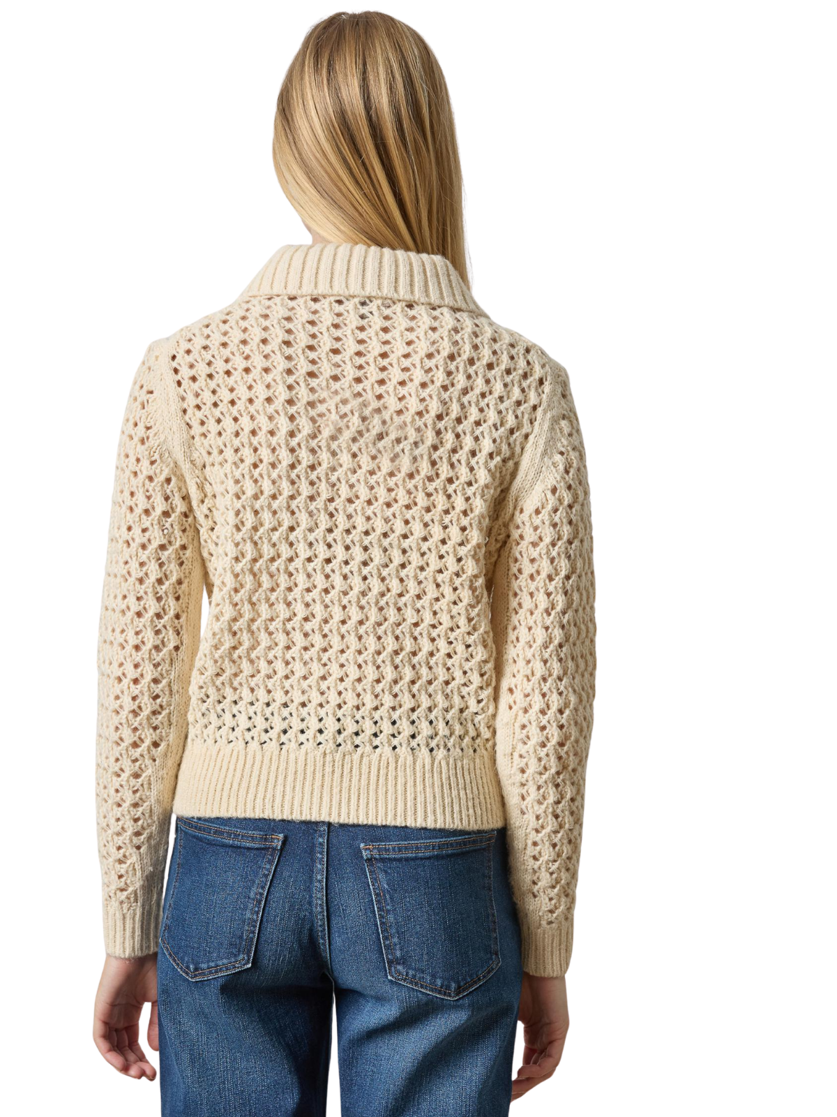 Textured Polo Sweater_Lilla P_PA3589