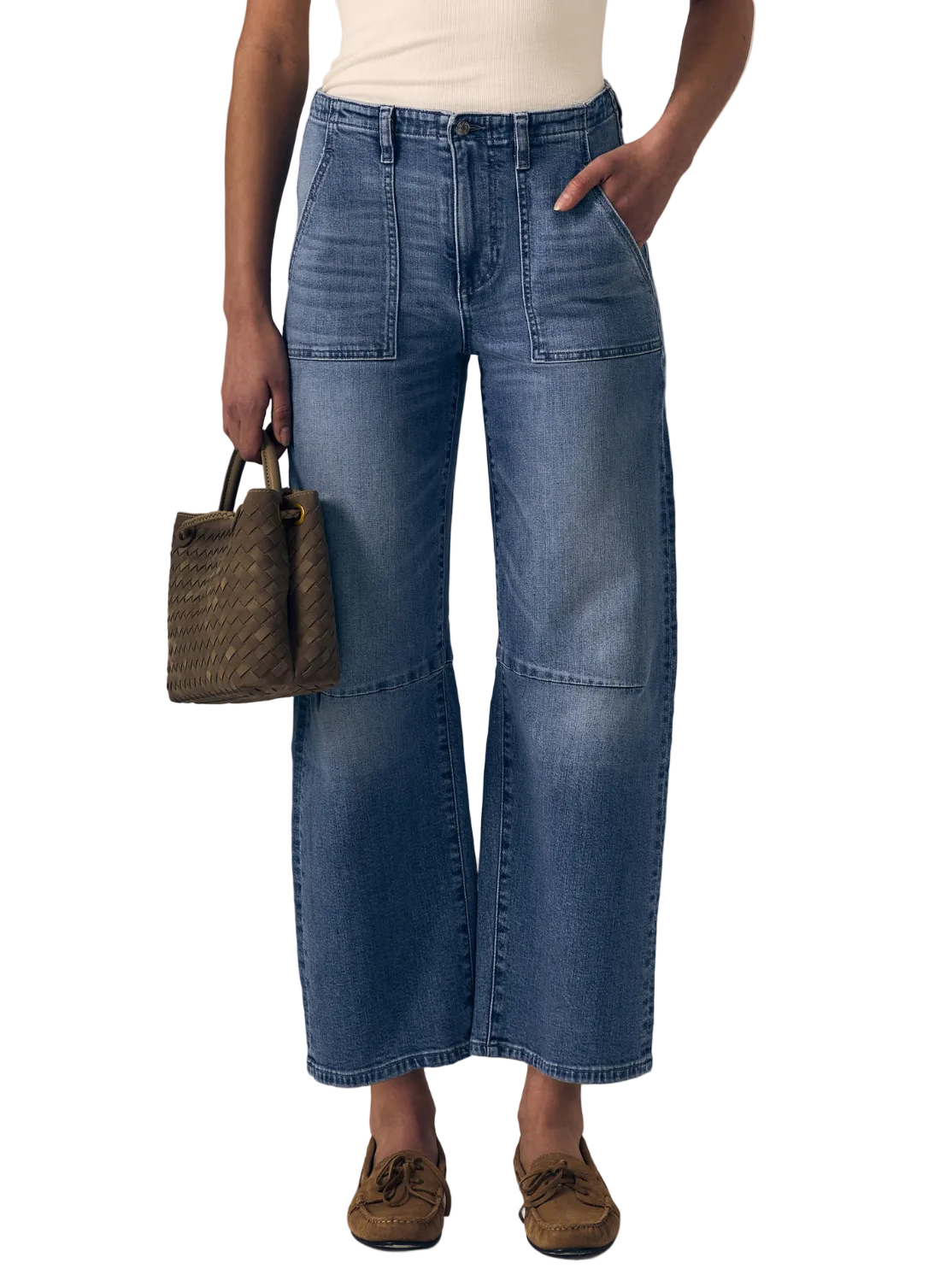Utility Soft Barrel Jean