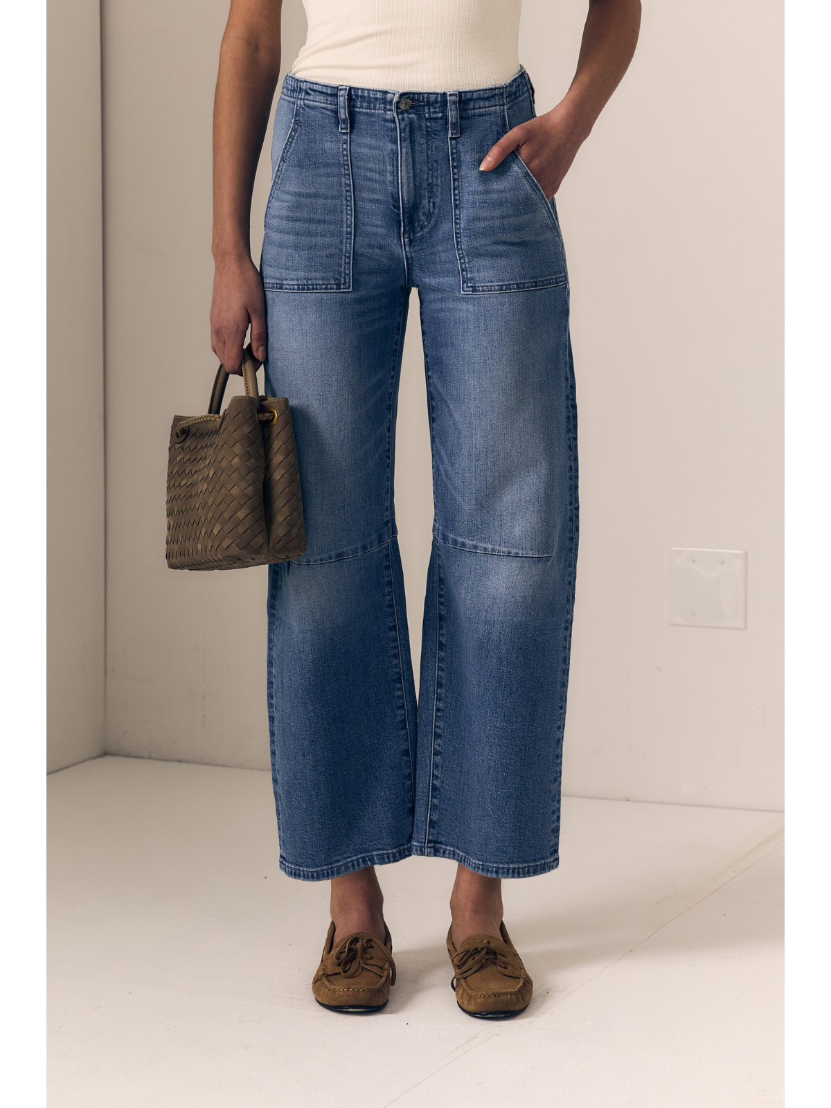 Utility Soft Barrel Jean
