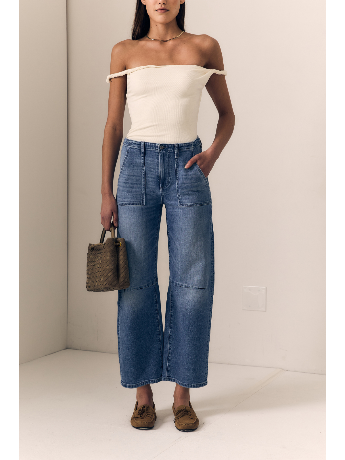 Utility Soft Barrel Jean