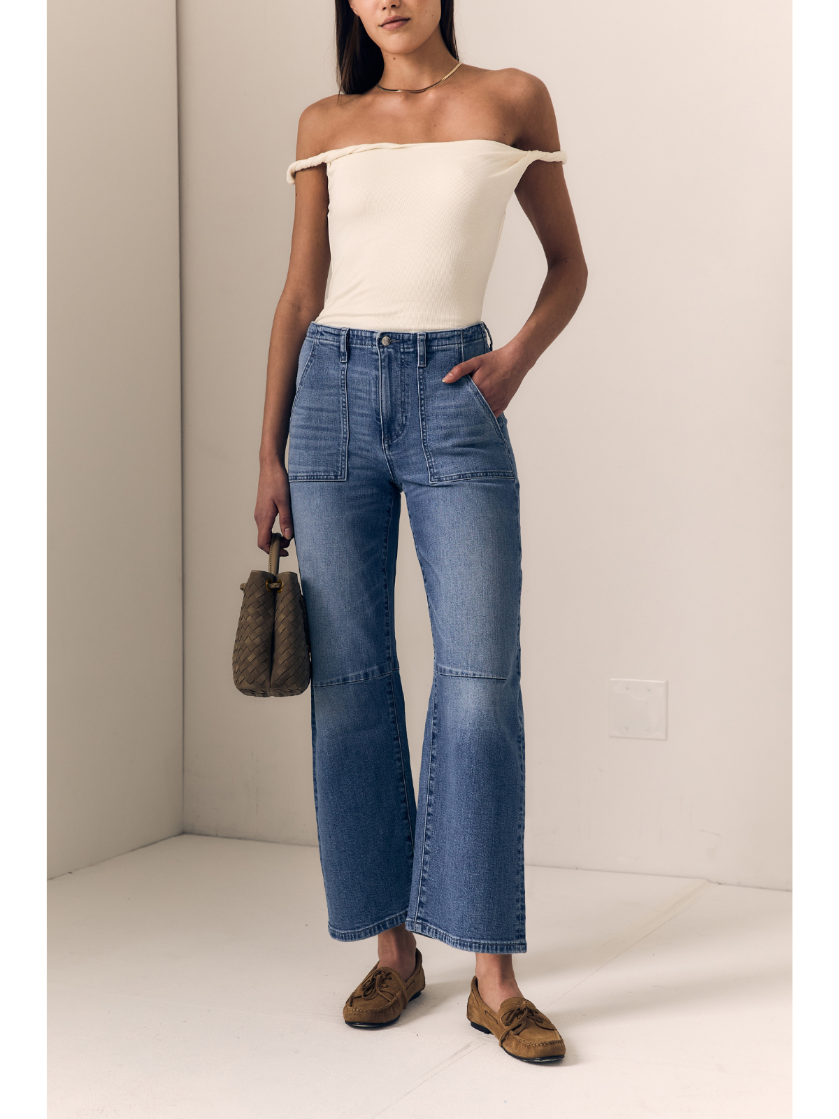 Utility Soft Barrel Jean