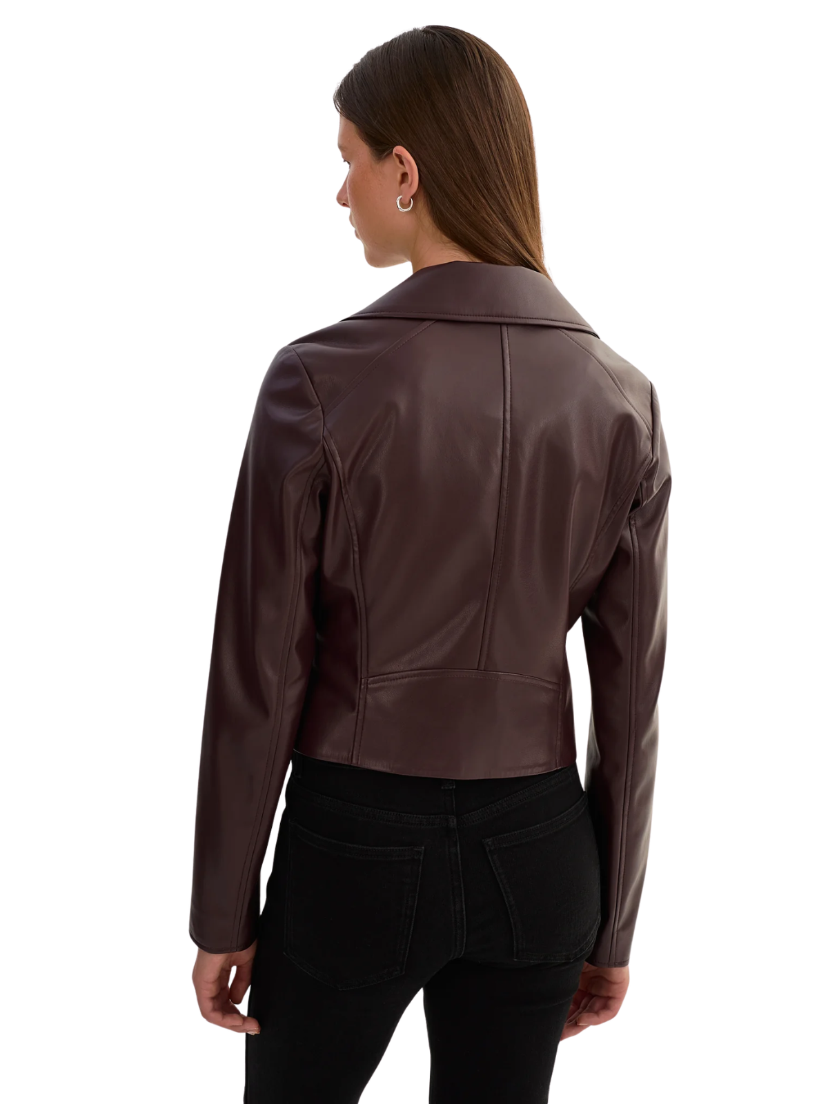 Pascale Faux Leather Moto Jacket
