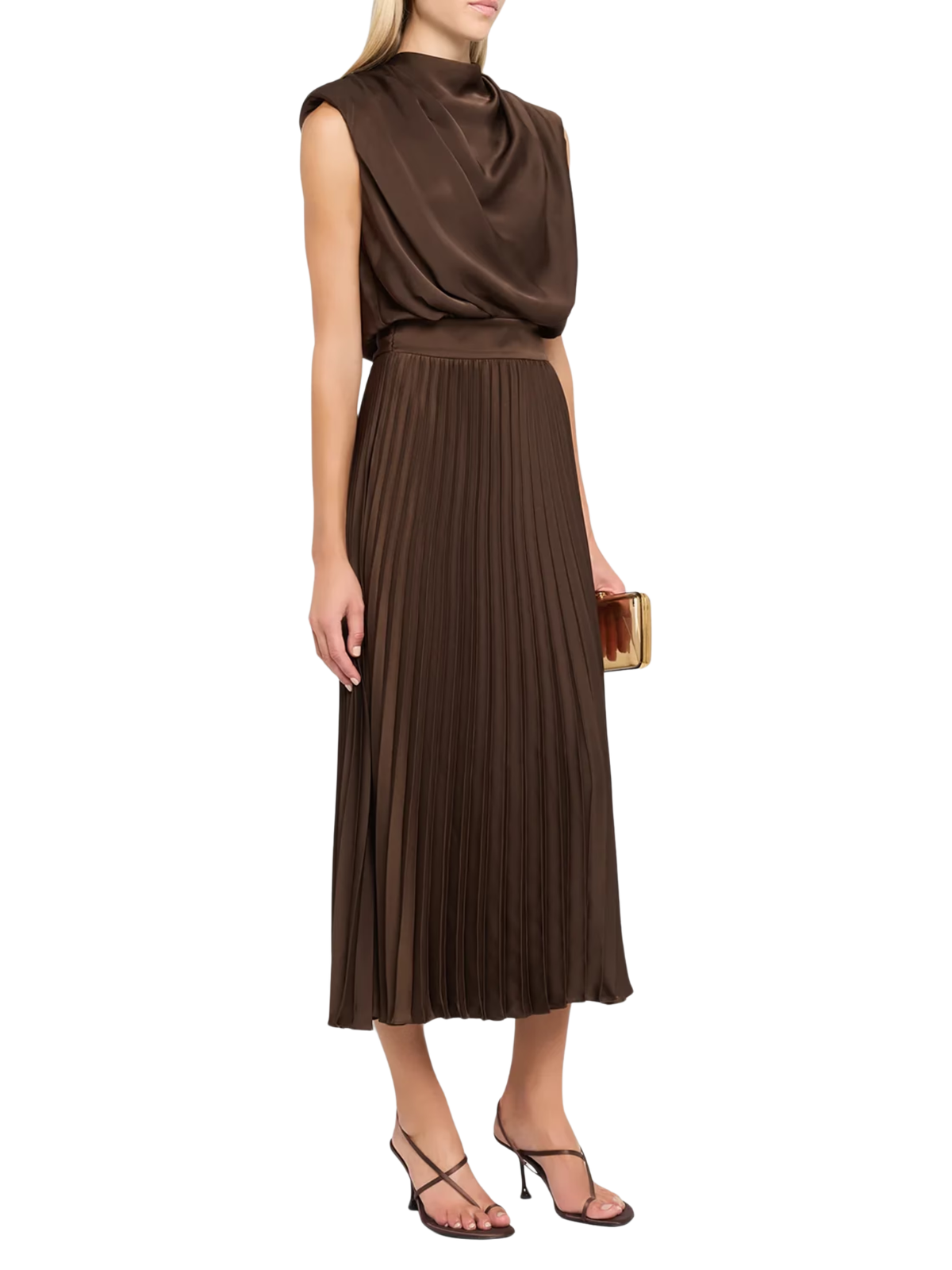 Farah Pleat Dress