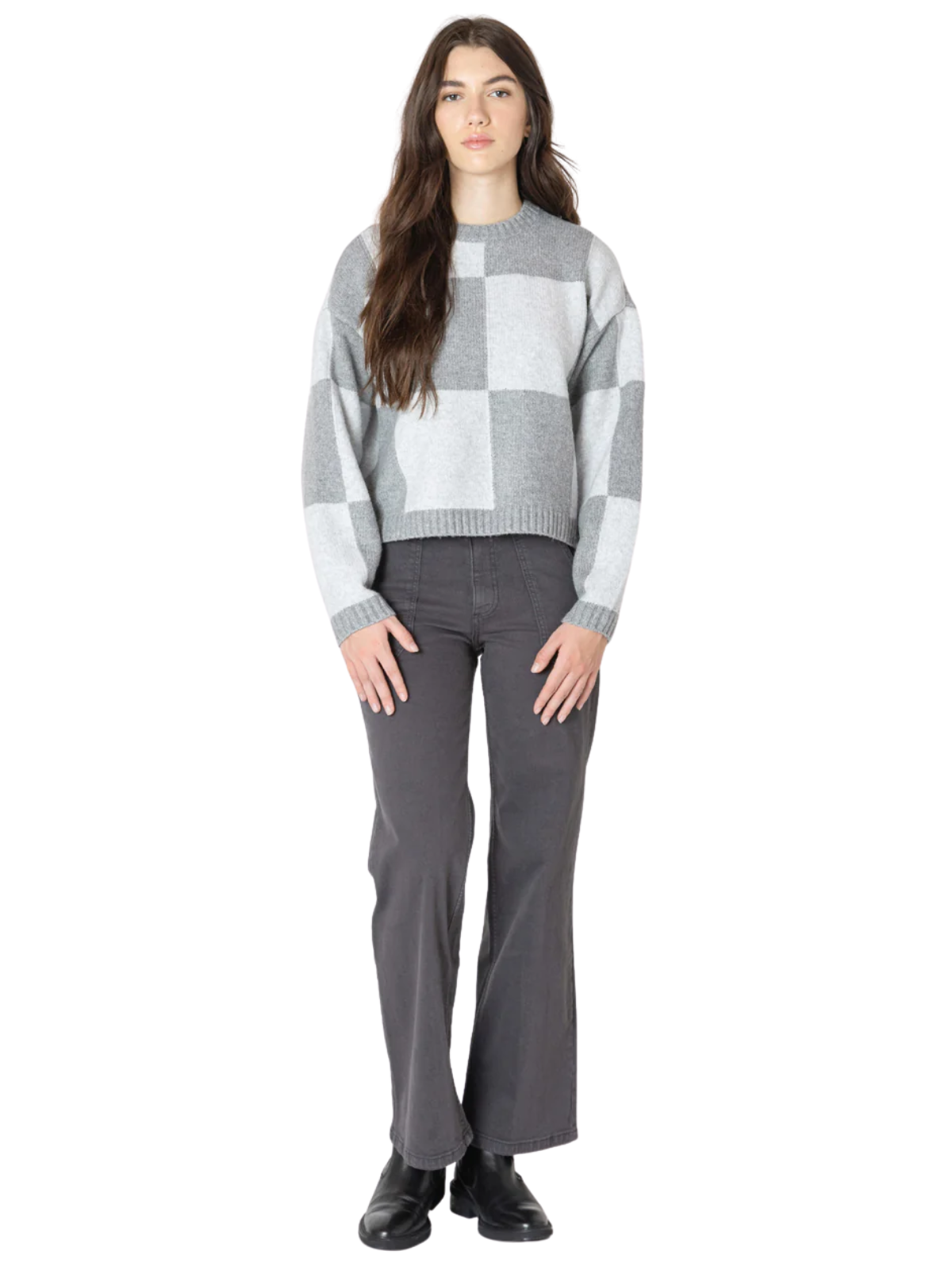 Checkerboard Sweater