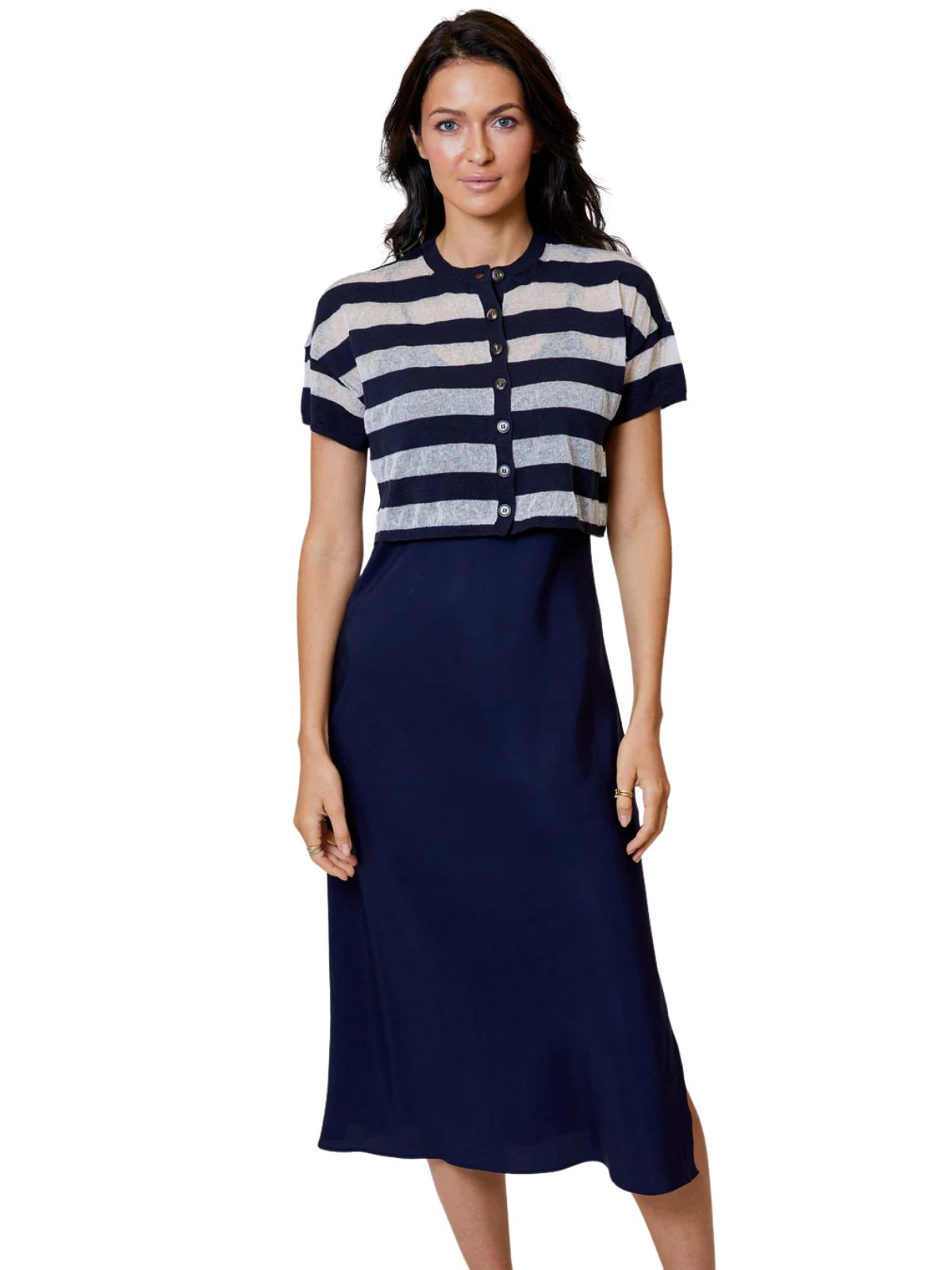 Avi Cardigan + Dress Set