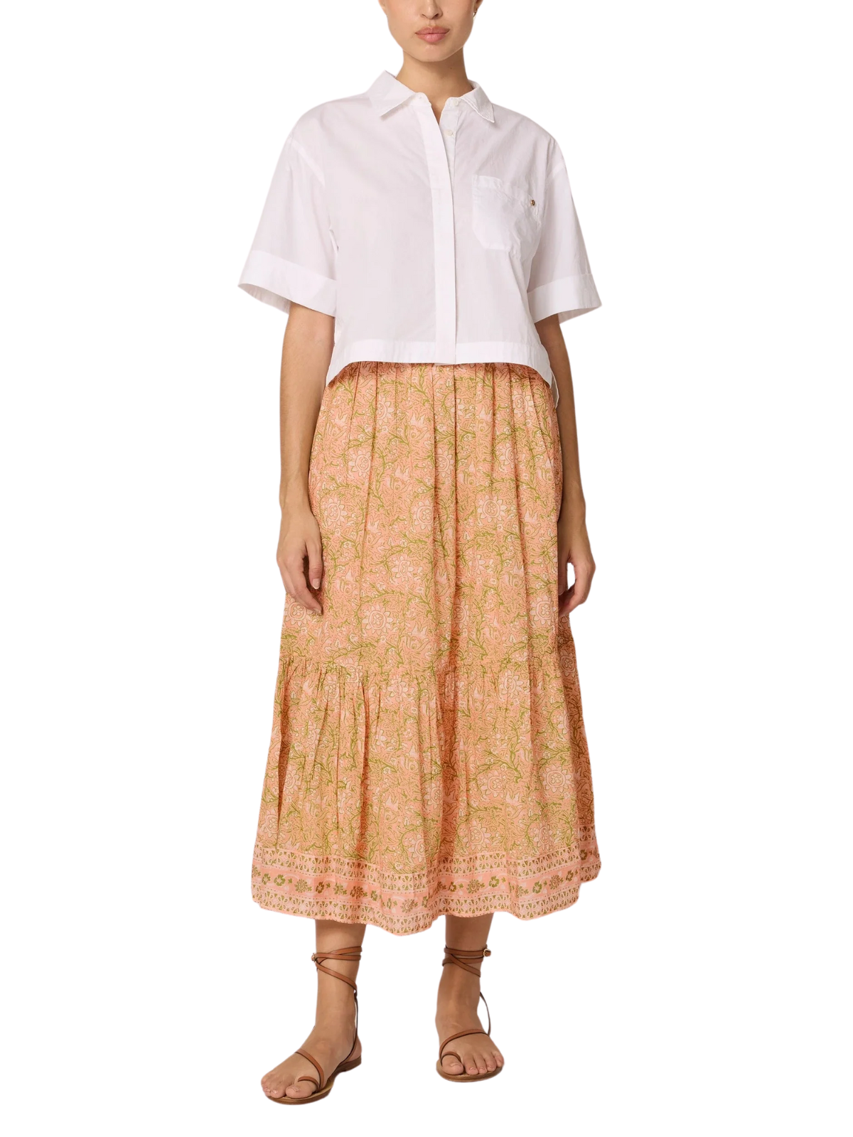 Charlene Ankle Skirt