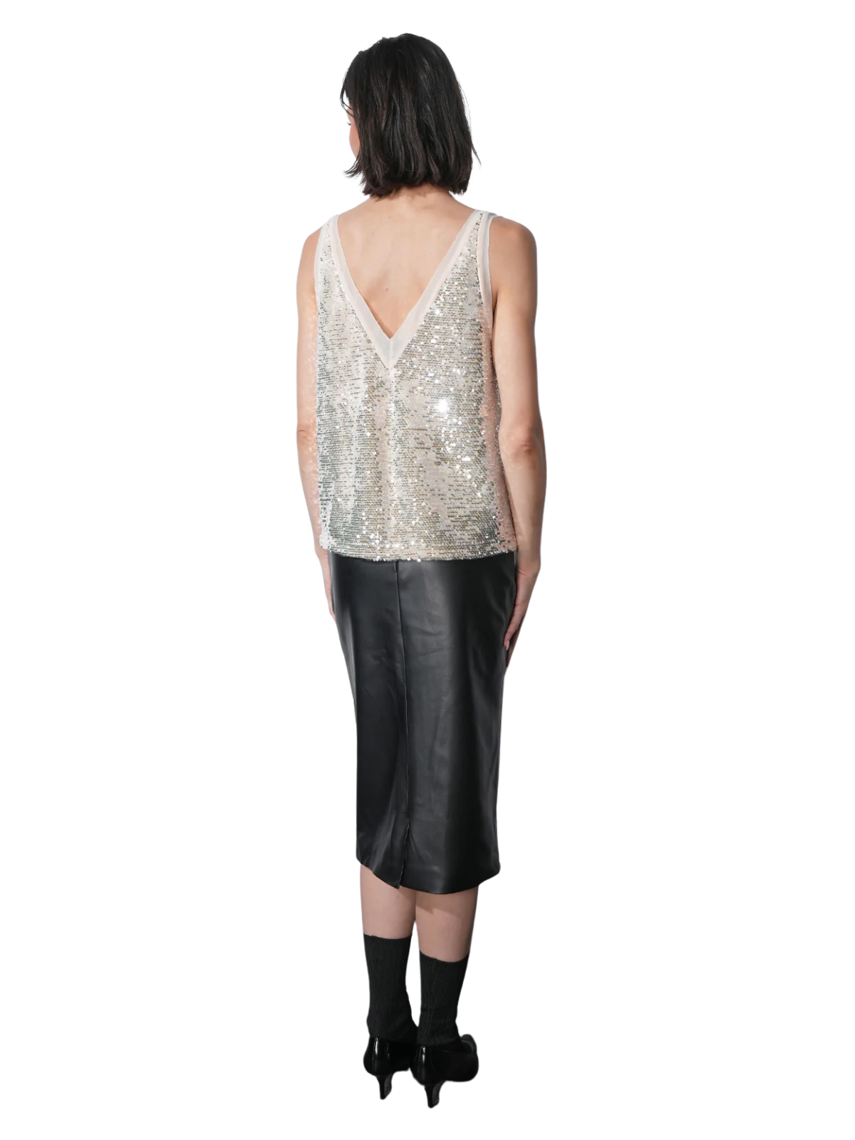 Emery Faux Leather Skirt