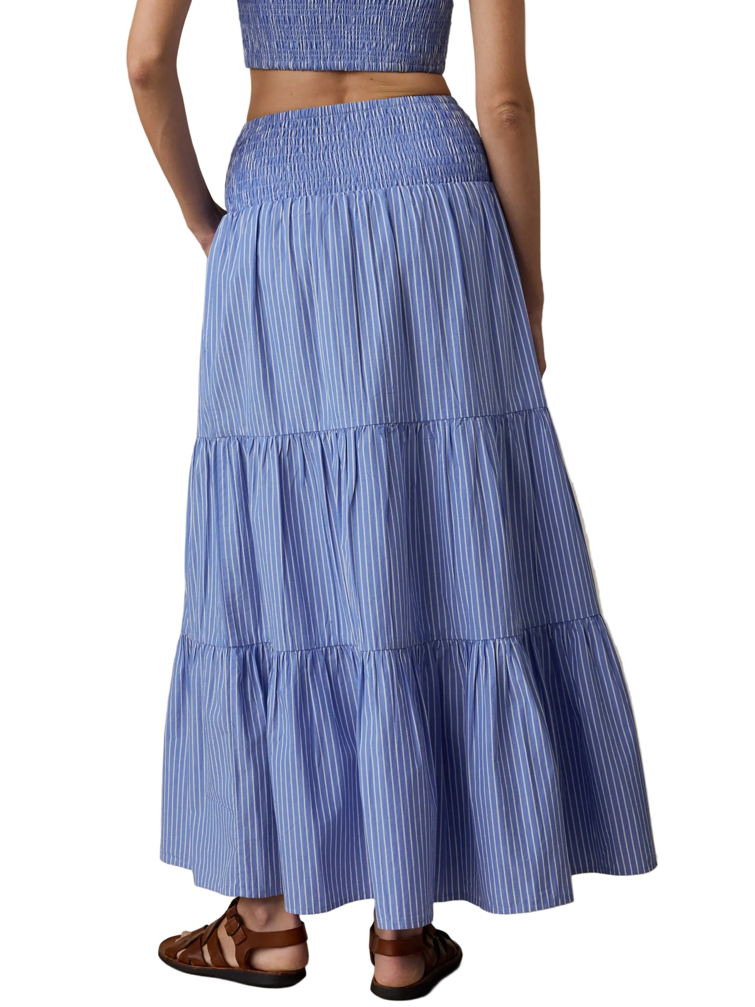Coastal Poplin Skirt