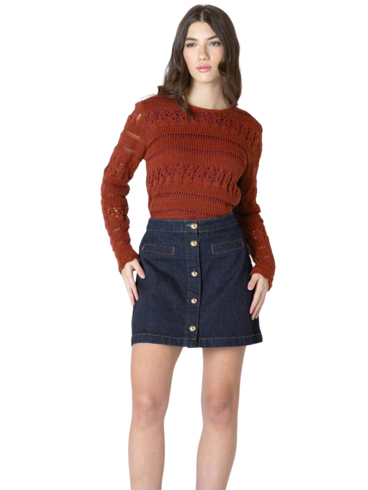 Denim Mini Skirt