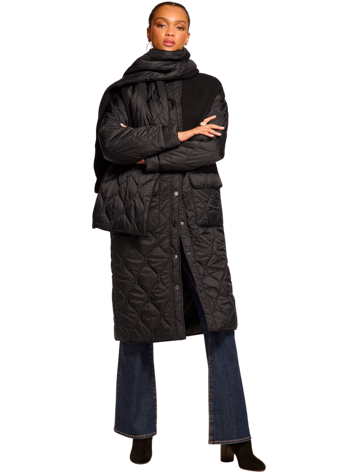 Melanie Puffer Combo Coat