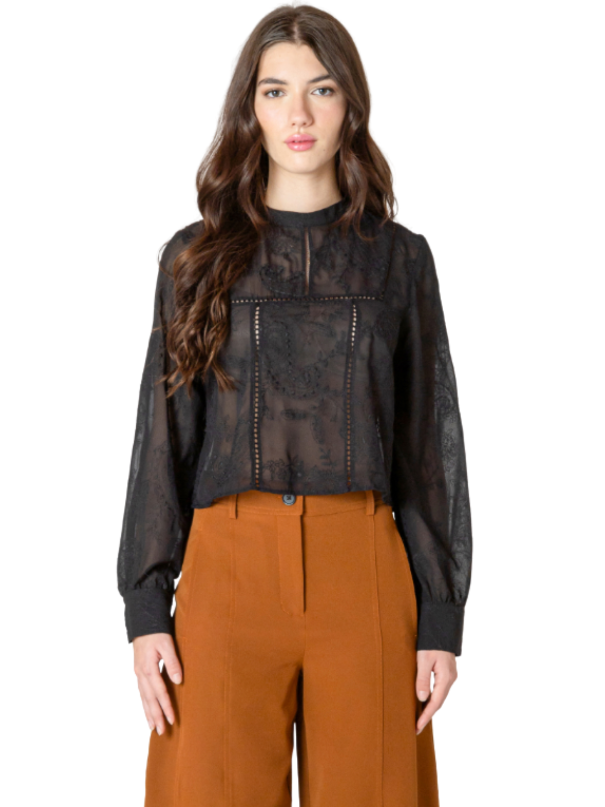Lace Insert Top