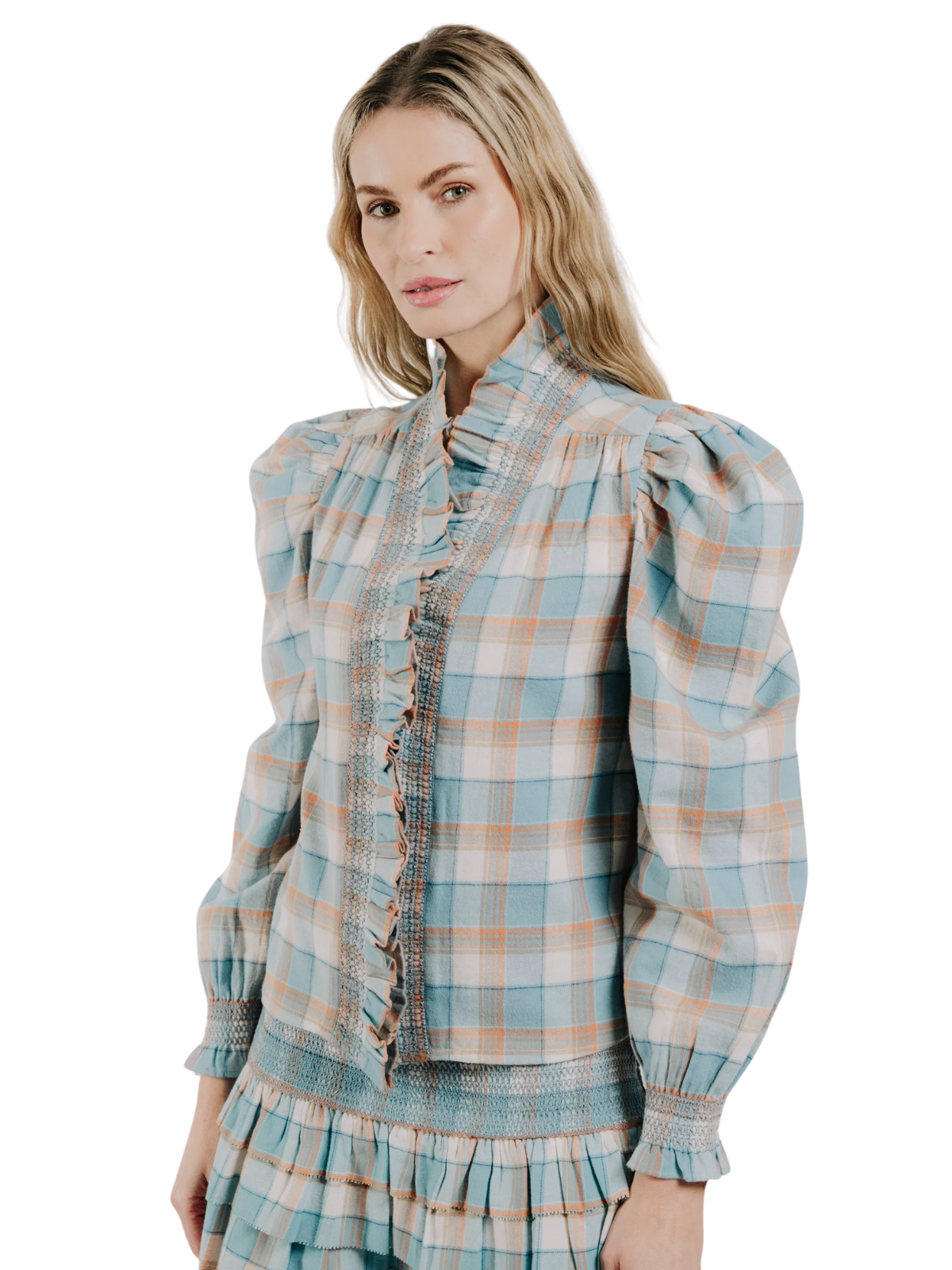 Zuri Plaid Flannel Top