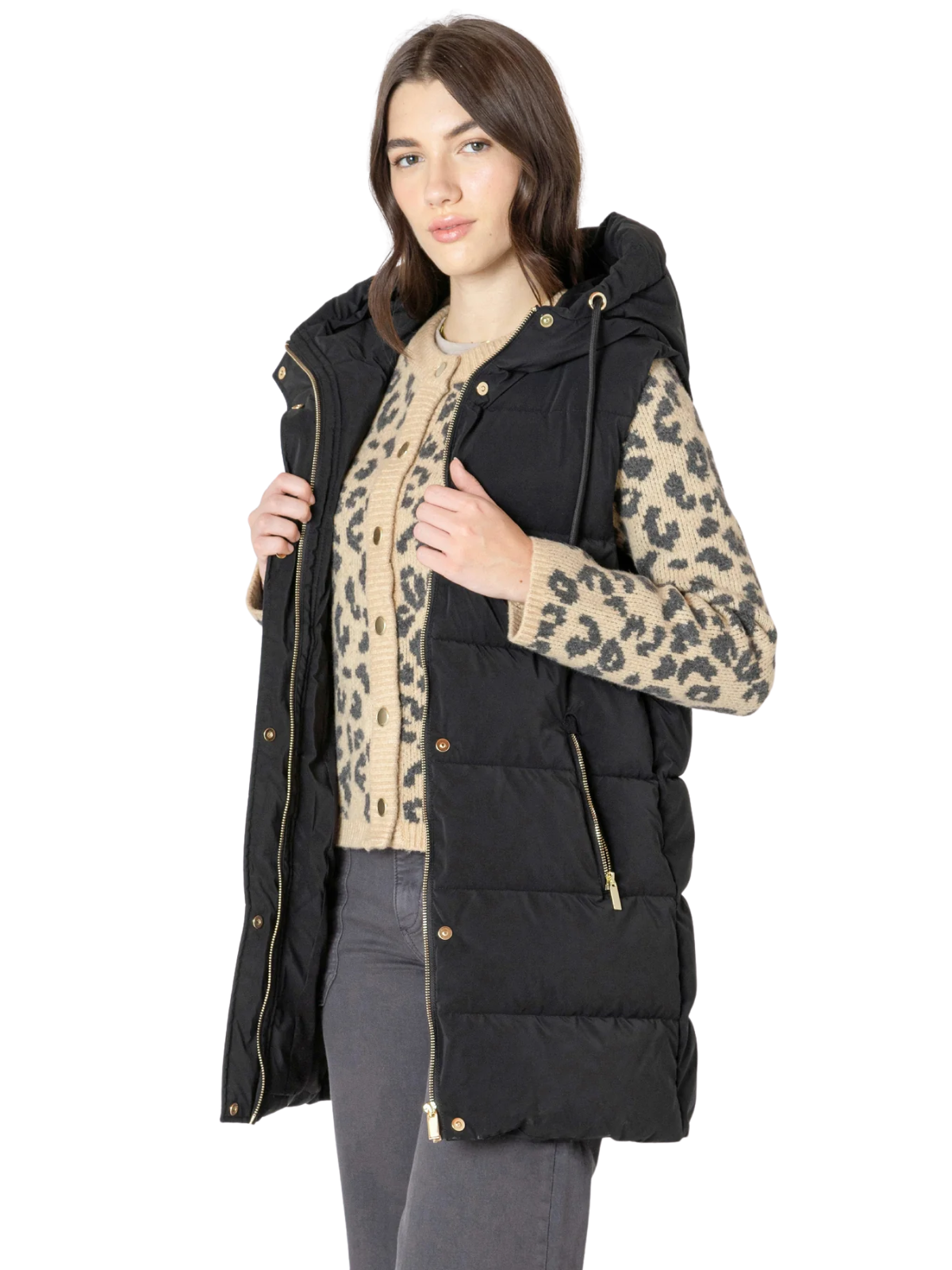 Hooded Puffer Vest