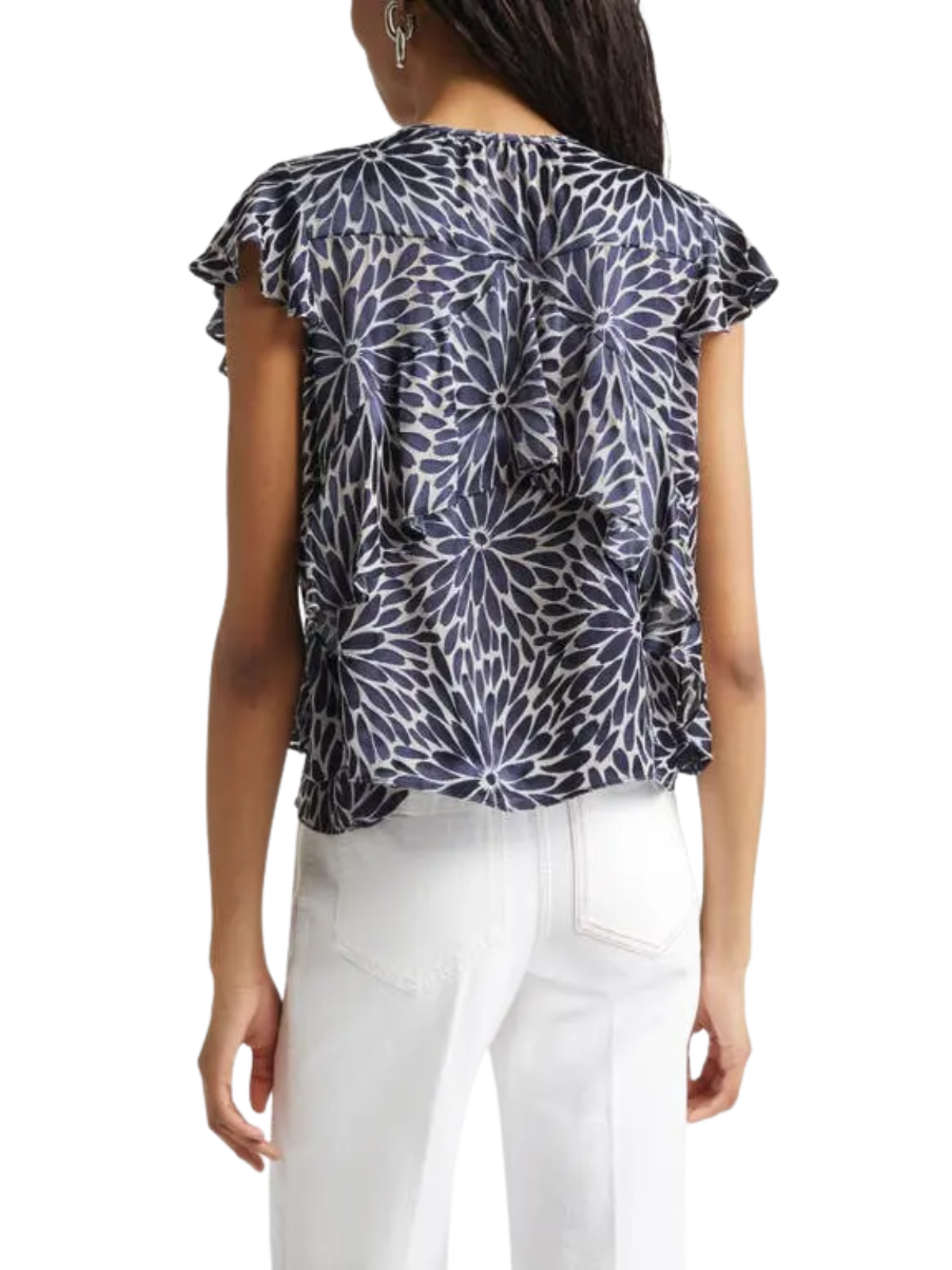 Julianne Burnout Blouse