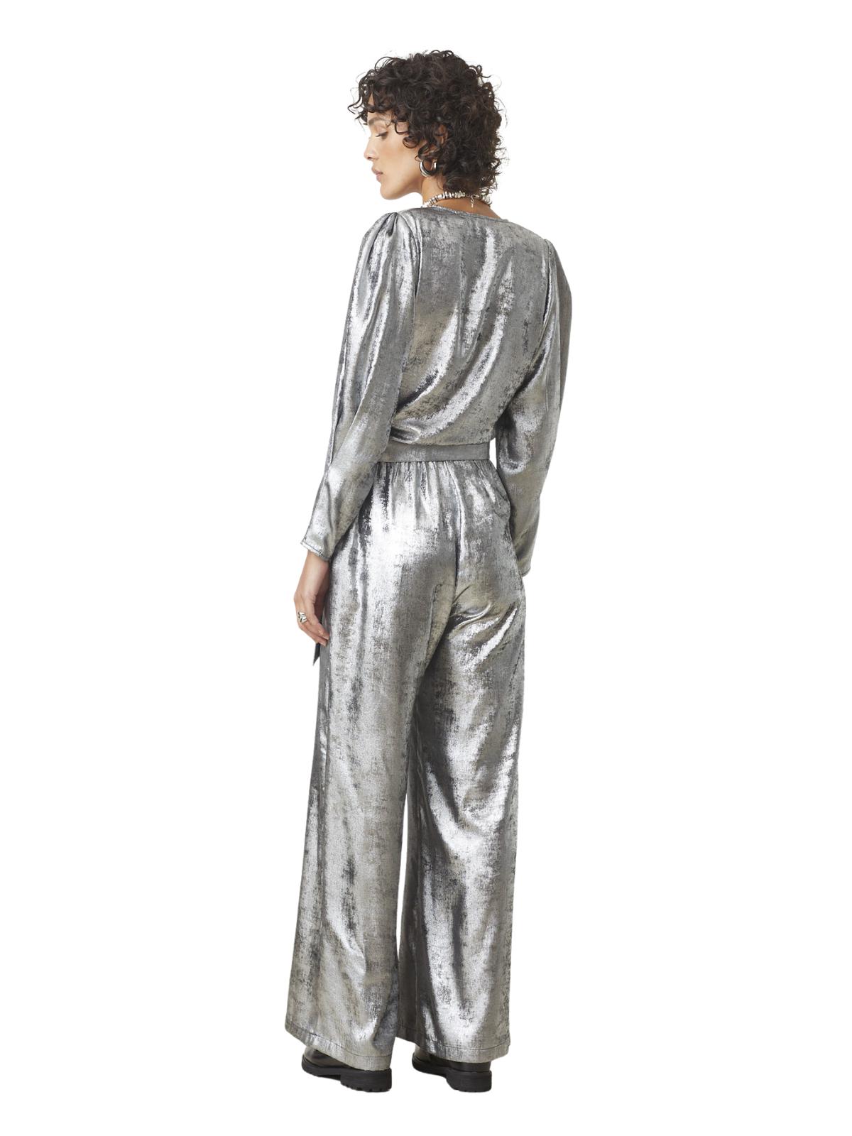 Leyla Metallic Blouse