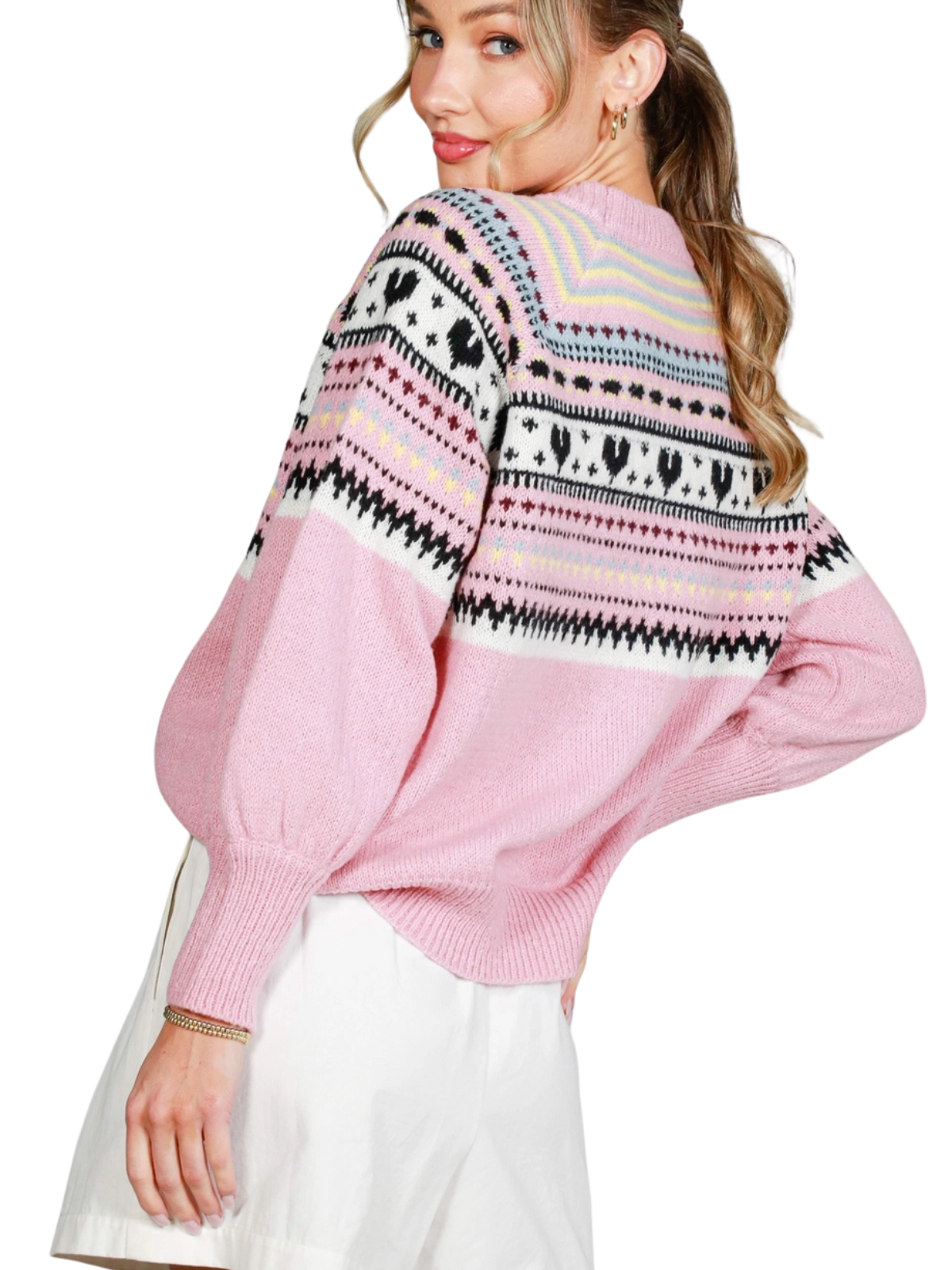 Geometric Knitted Sweater