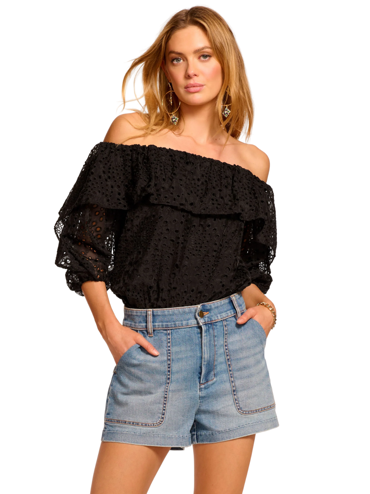 Hilary Denim Short