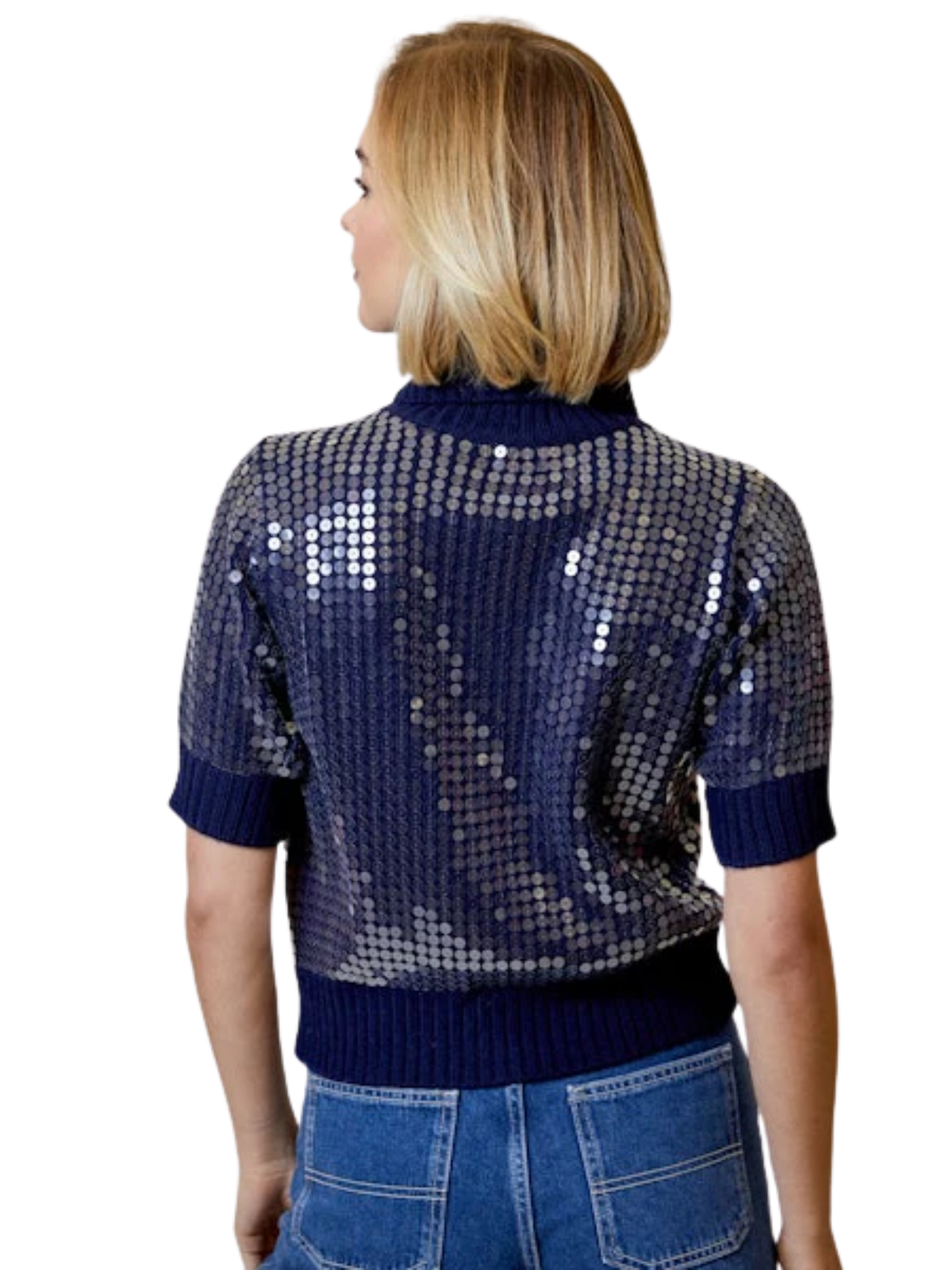 Sequin Fair Aisle Sweater