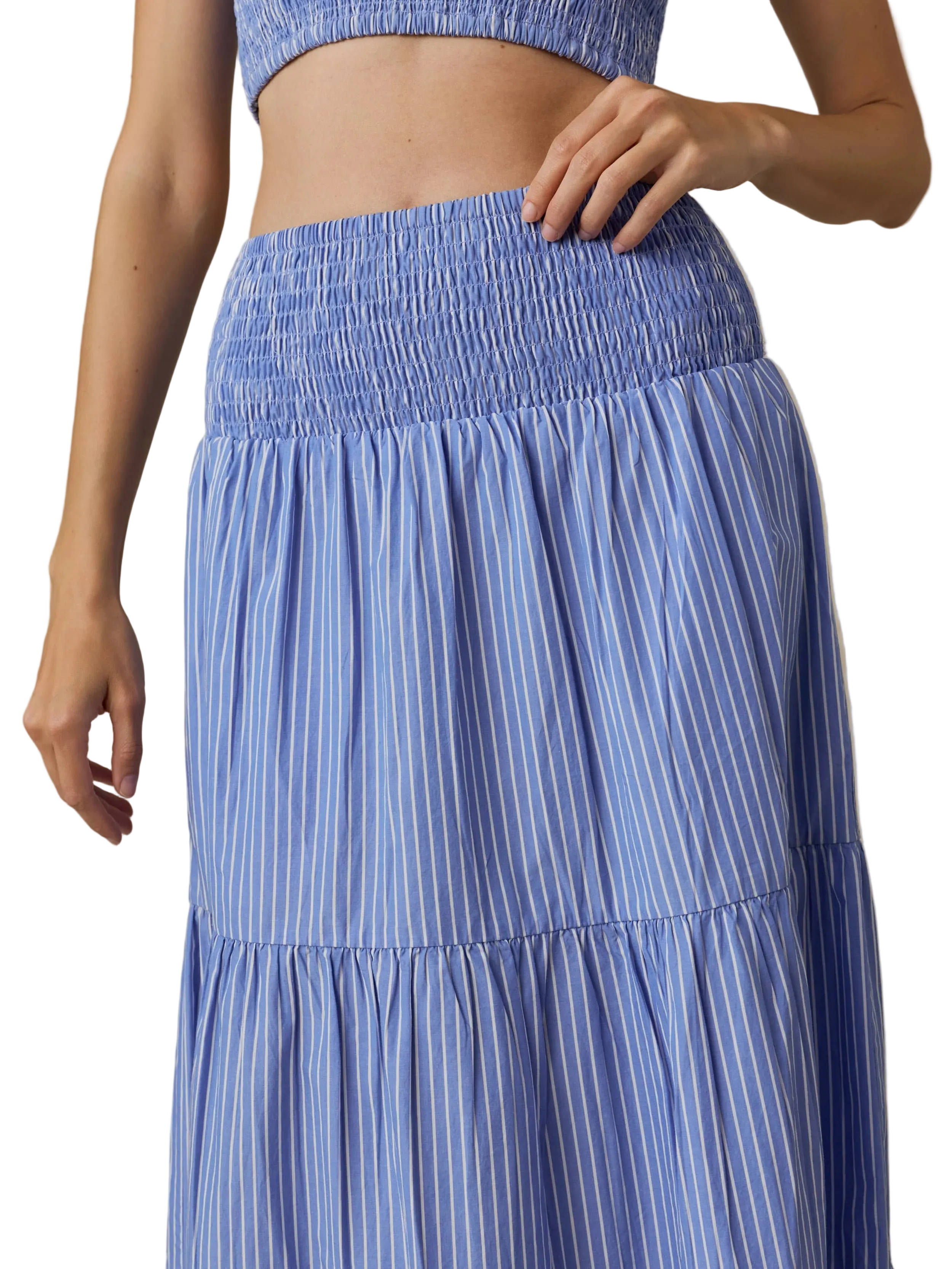 Coastal Poplin Skirt