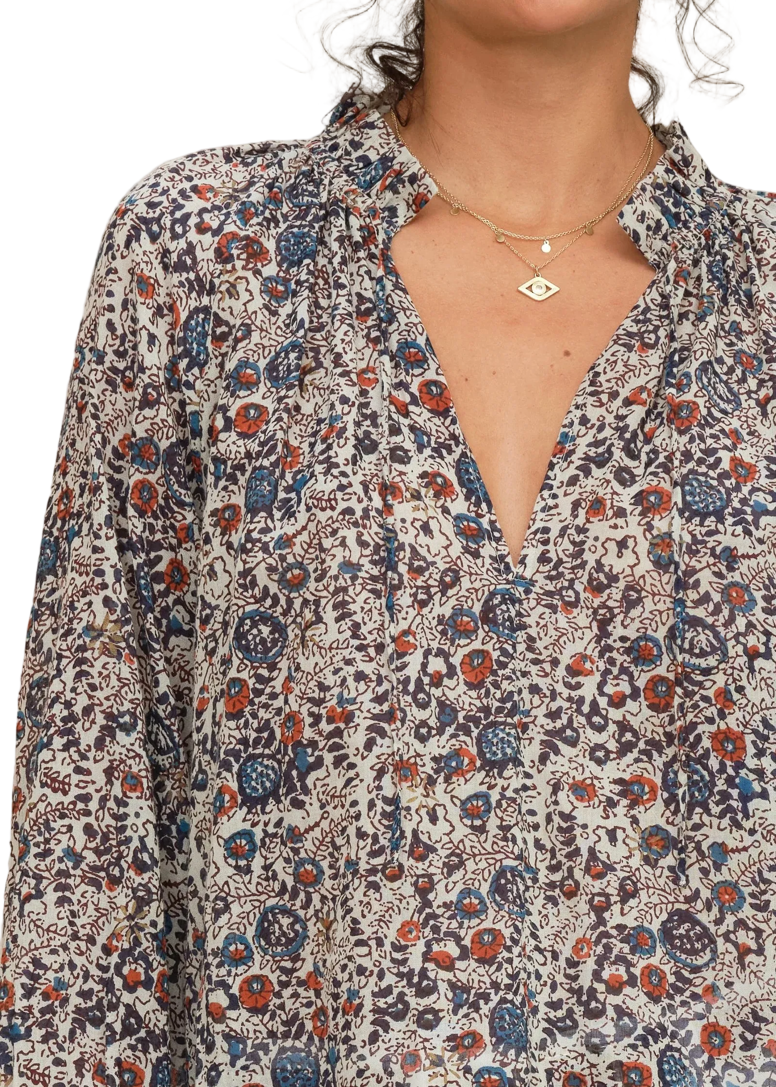 Cass Print Top