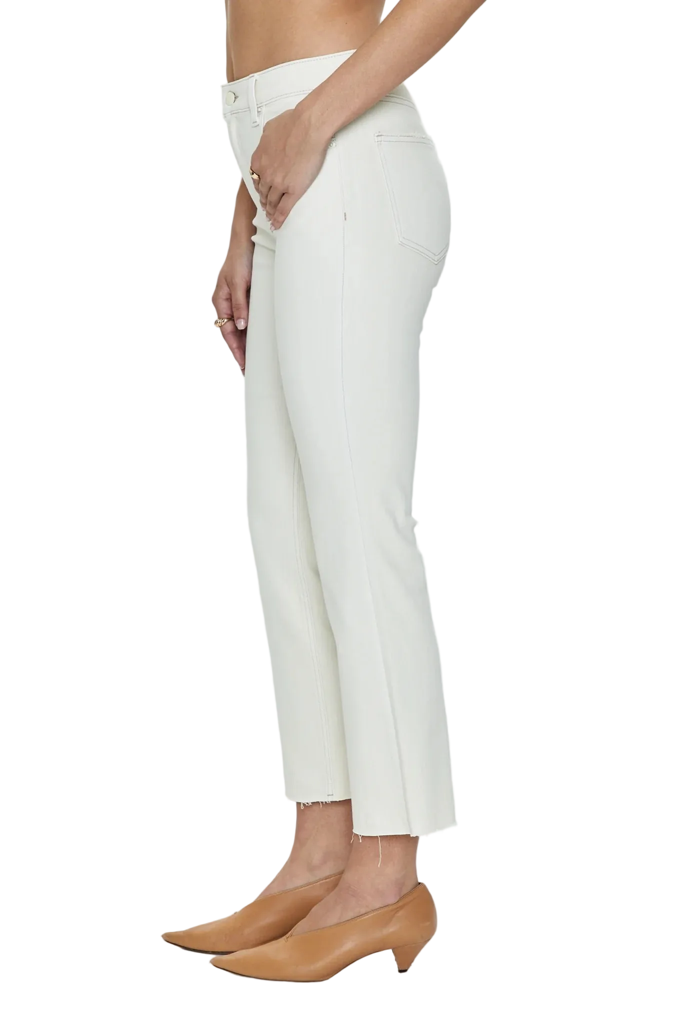Lennon High Rise Crop Boot Jean